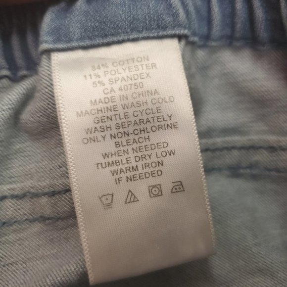 Isaac Mirzah  Live Tapered Denim Capris - Picture 6 of 8